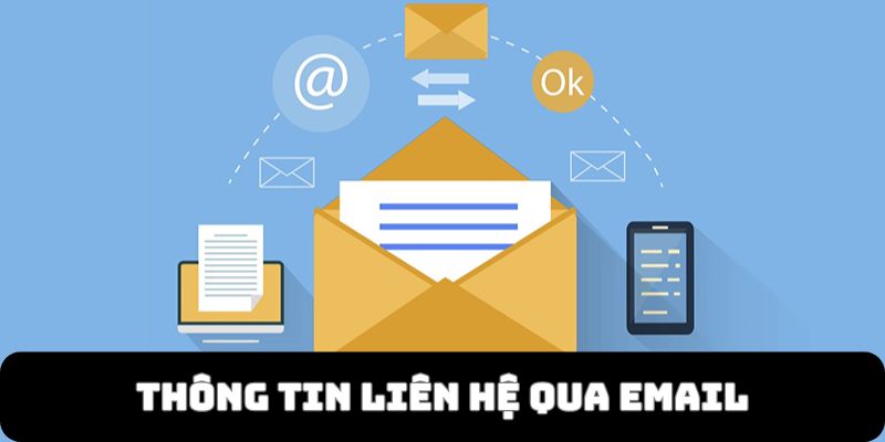 Sử dụng thông tin liên hệ qua email để trình bày vấn đề